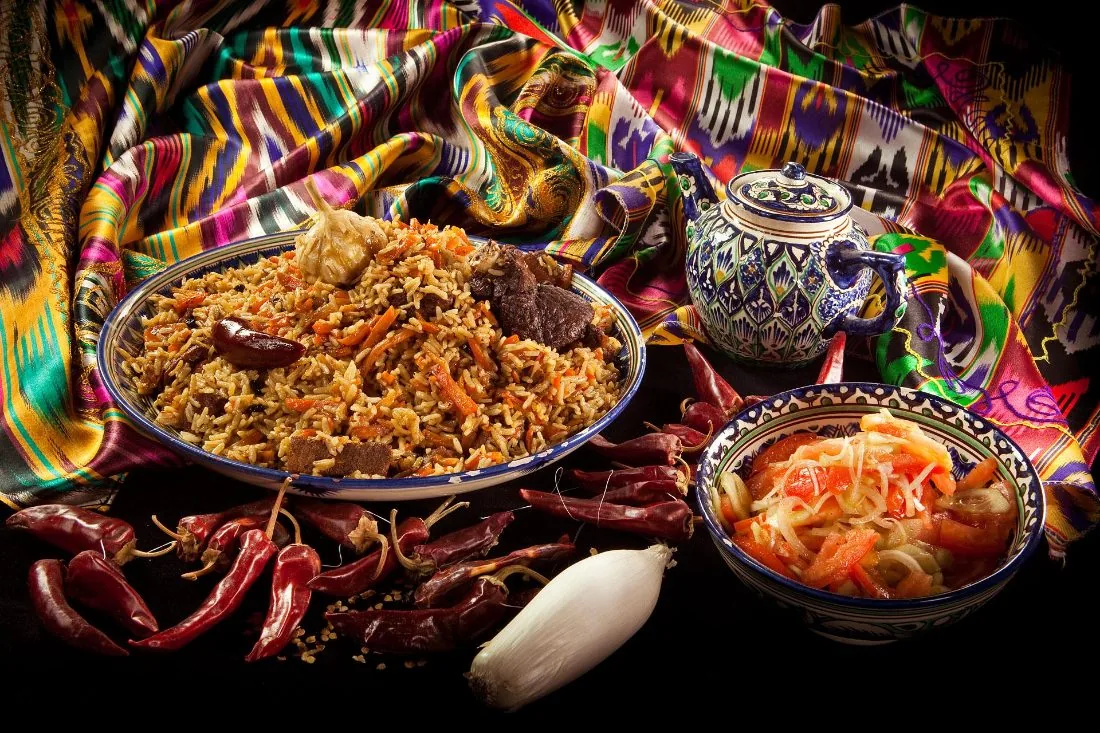 Traditional Uzbek plov